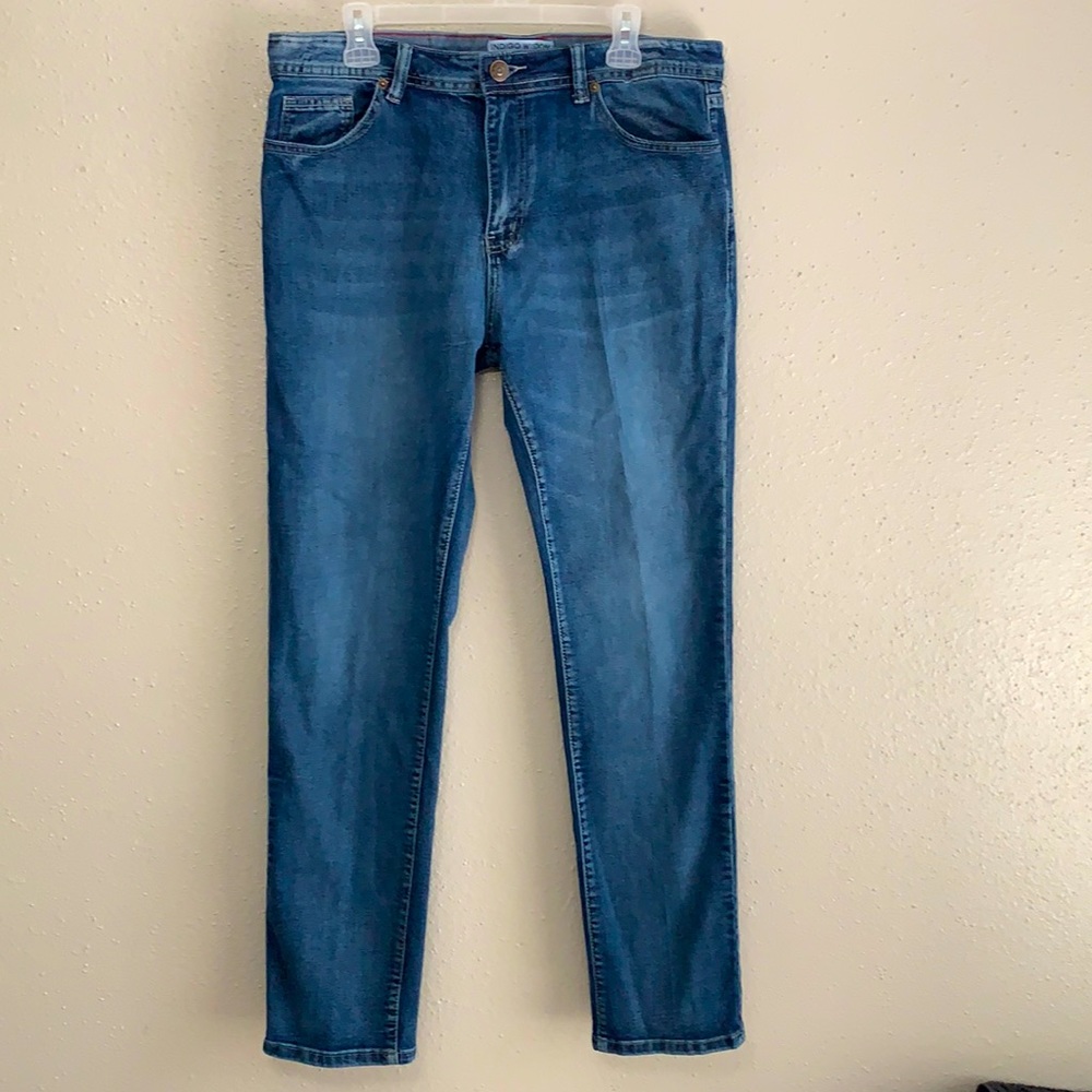 Indigo Wisdom, Denim blue jeans men’s